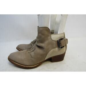 VERY VOLATILE Womens Sz 6 M Brown Leather Zip Buckle Ankle Fashion Boots Bootie